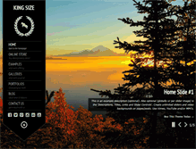 Tablet Screenshot of kingsizetheme.com
